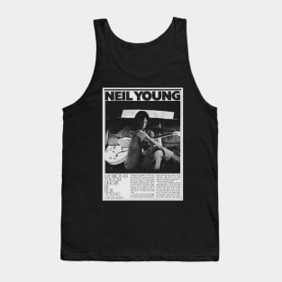 Neil Young Newspaper #2 Tank Top